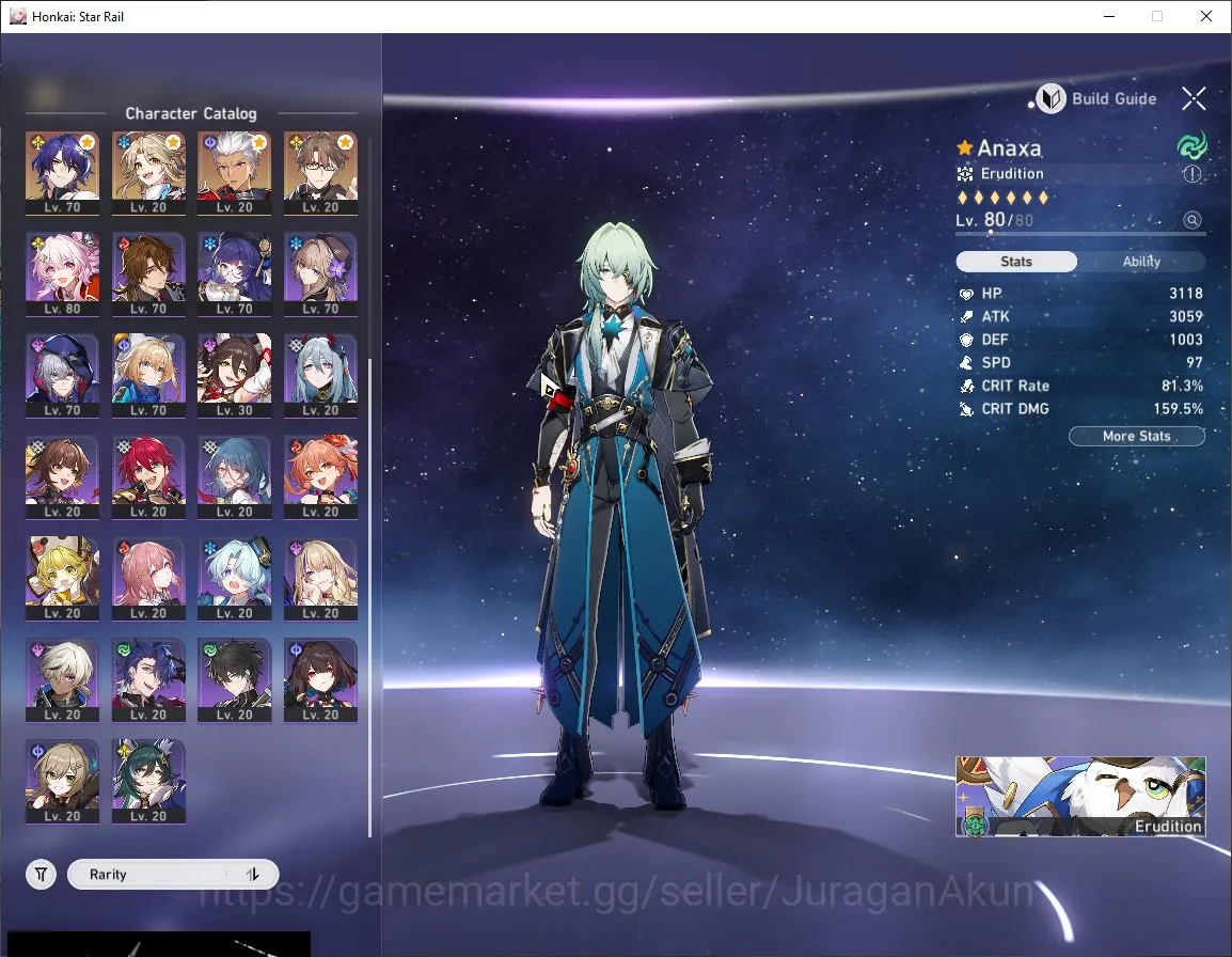 Honkai Star Rail Accounts Mid Game ASIA|TL70|SJ 4370|8 Limited 3