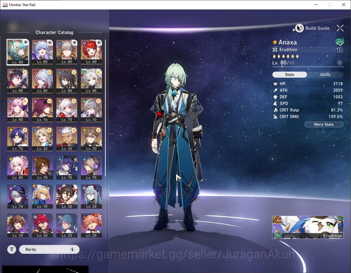 Honkai Star Rail Accounts Mid Game ASIA|TL70|SJ 4370|8 Limited 4