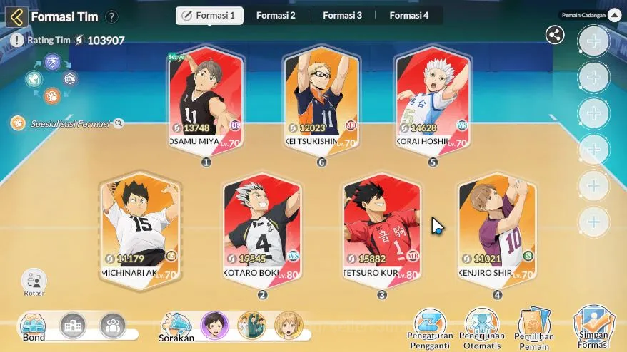 HAIKYU!! FLY HIGH Accounts SEA|Lvl 44|4 UR+Memo [TetsuroKuroo,KotaroBokuto,KoraiHoshiumi,OsamuMiya]+14 SSR 4