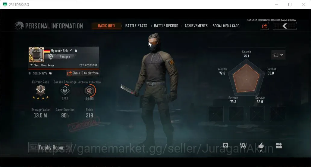 Arena Breakout Accounts Mid-Tier [MOBILE]SV 13,5 M|CV 5,6 M|BMachete,Eye FAL,AK-74N,Gold Groza,Task Force 3