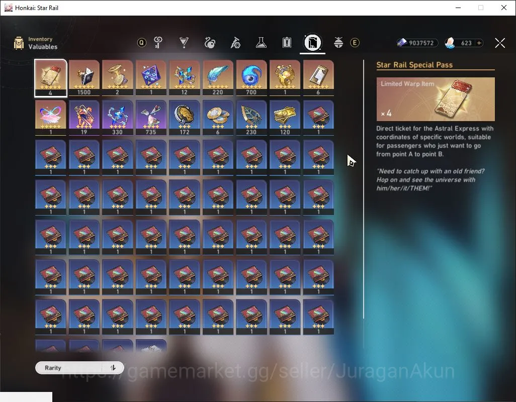 Honkai Star Rail Accounts Mid Game ASIA|TL 65| 8 Limit|[Phainon,The Herta,Archer]+Sign Anaxa,Cerydra,Dante,Hyacine,Etc|MC 4