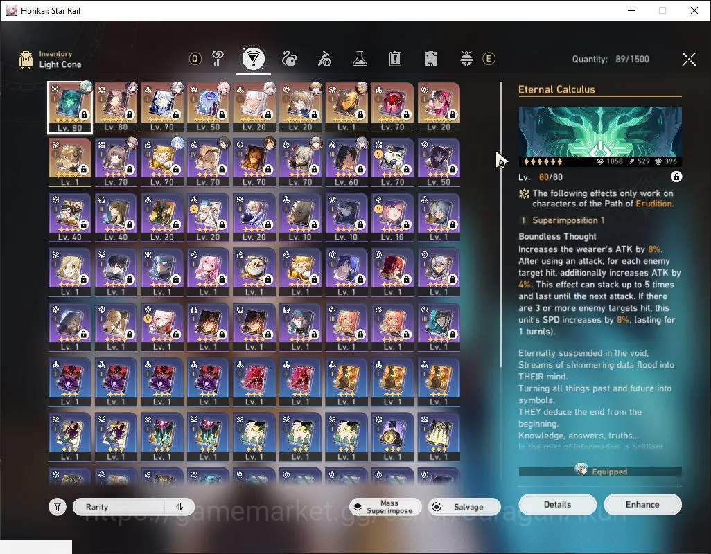 Honkai Star Rail Accounts Mid Game ASIA|TL 65| 8 Limit|[Phainon,The Herta,Archer]+Sign Anaxa,Cerydra,Dante,Hyacine,Etc|MC 5