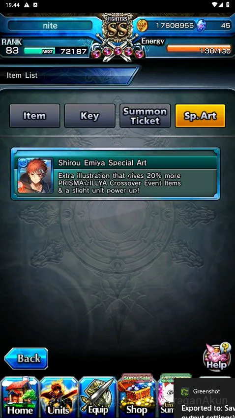 Grand Summoners Accounts Mid-Game Global|Rank 83|1 Sp art|9 9