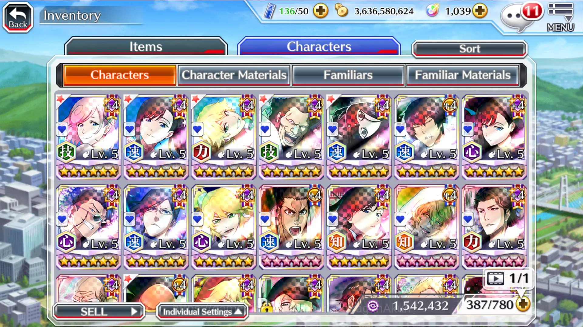 Bleach: Brave Souls Accounts Mid-Tier GBL Fresh Story1K Orb|15META Char5/5(TYBW25=As Nodt,Driscoll,Uryu,)(Colab 3