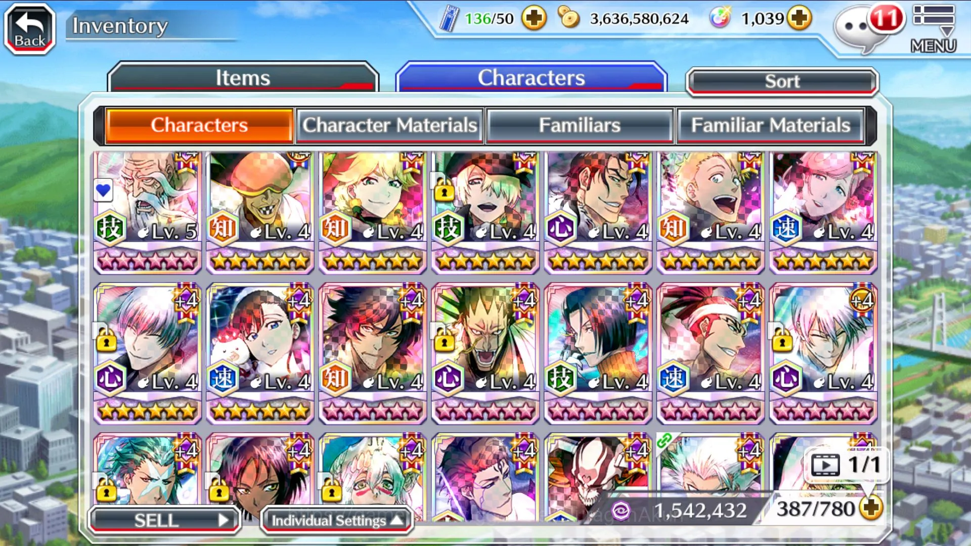 Bleach: Brave Souls Accounts Mid-Tier GBL Fresh Story1K Orb|15META Char5/5(TYBW25=As Nodt,Driscoll,Uryu,)(Colab 4