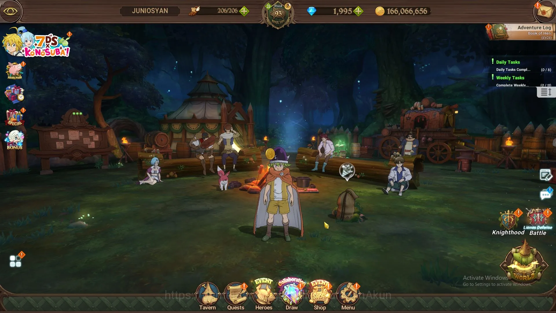 The Seven Deadly Sins: Grand Cross Accounts Midgame ASIA|4,3M CC|2LR + 4UR + Many Collabs + 1995 5