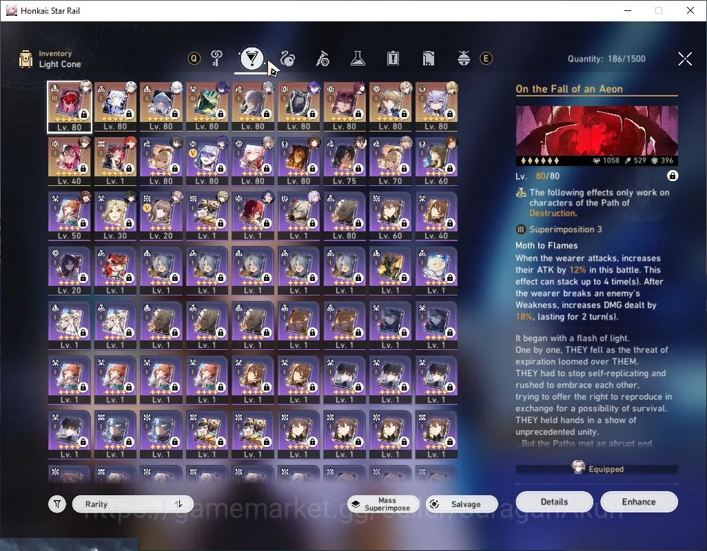 Honkai Star Rail Accounts ASIA|TL 70|15 Limited |Acheron+Sign,Phainon+Sign,K image 3