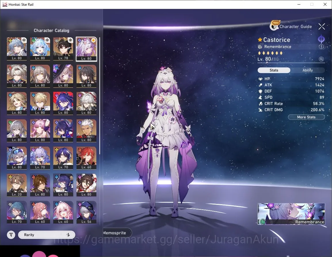 Honkai Star Rail Accounts ASIA|TL70|12 Limited|[Castorice(Sign+E1),Acheron(S image 4