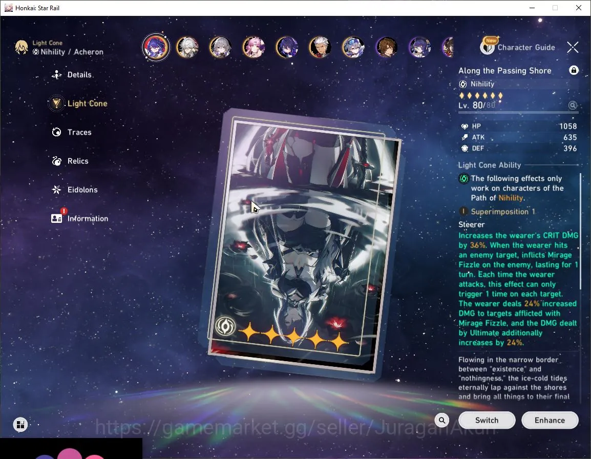 Honkai Star Rail Accounts ASIA|TL70|12 Limited|[Castorice(Sign+E1),Acheron(S image 7
