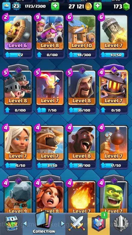 Clash Royale Accounts Midgame Lvl 23|Trophy 2959|KTL 9|Limited Skin|Card 63|2 EVO,17 Epic,21 Rare,23 Common|TakeEmail(CR1099) 4