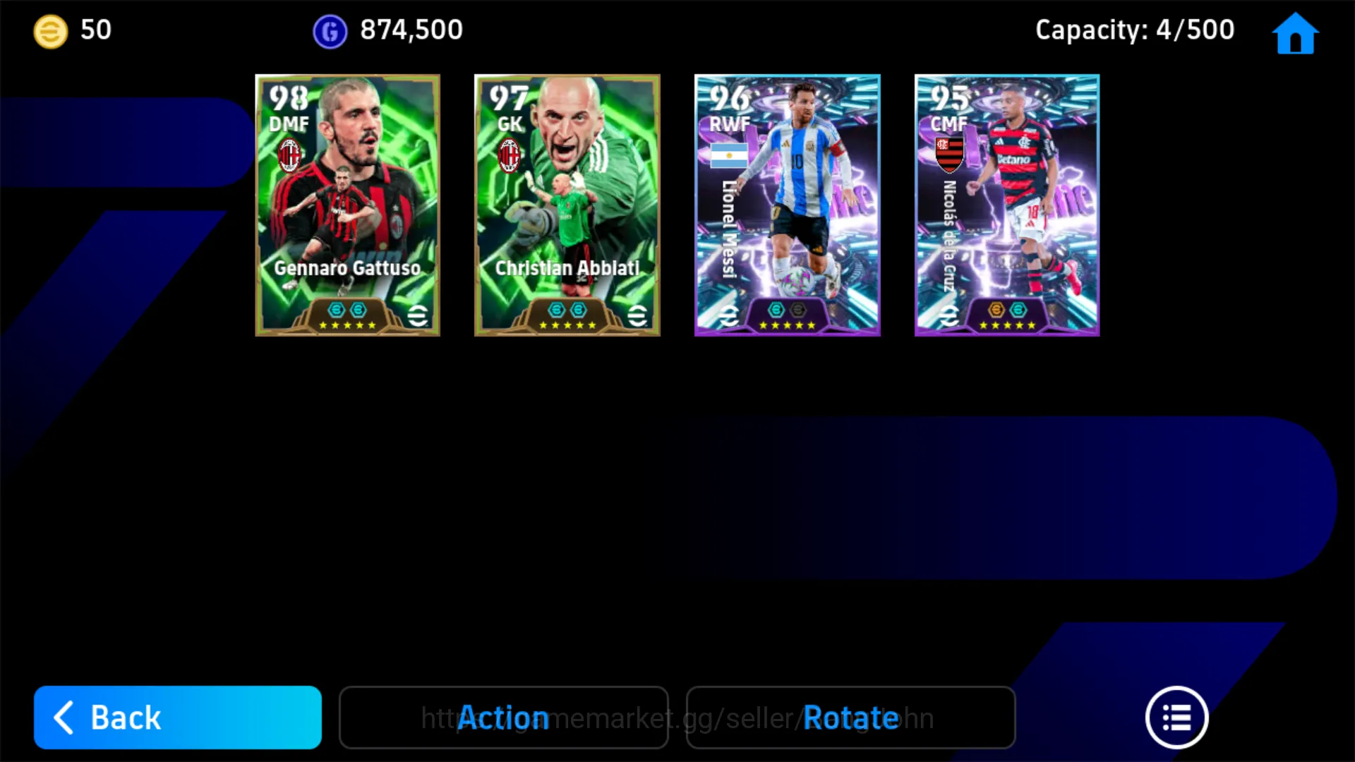 eFootball Accounts Power 2776 | Gennaro Gattuso Epic DB | Christian A image 3