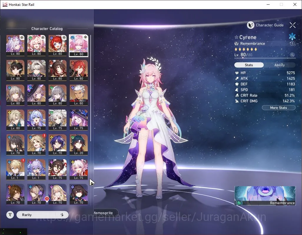 Honkai Star Rail Accounts ASIA|TL 70|Casto Team+1 Sign|14 Limited|Firefly,Ro image 2