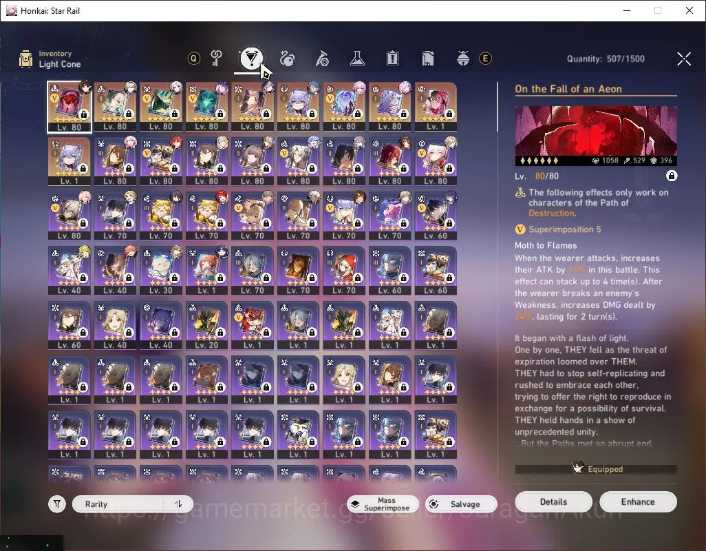 Honkai Star Rail Accounts ASIA|TL 70|Casto Team+1 Sign|14 Limited|Firefly,Ro image 3