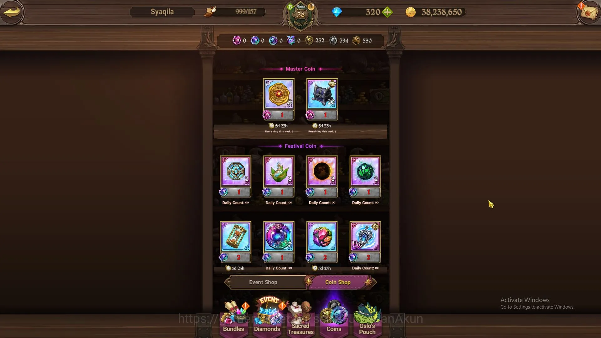 The Seven Deadly Sins: Grand Cross Accounts Midgame ASIA|2M CC| 5 UR + Blessing Collabs + 320 Gems 6