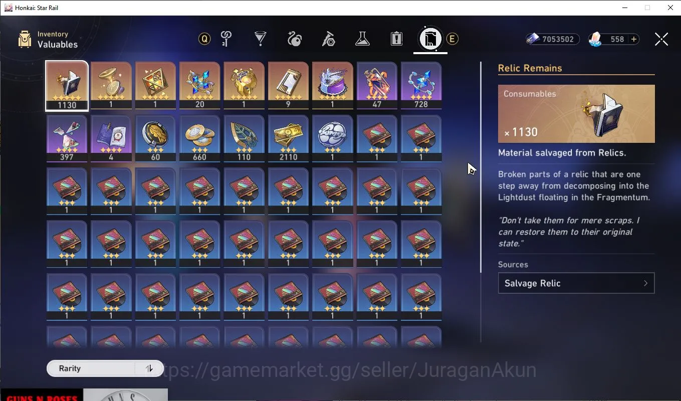 Honkai Star Rail Accounts Mid Game Asia [TL63] | Boothil+Sign, Ruan Mei, Fuxuan, Aventurine, Jingliu, and ETC | Take Email 5