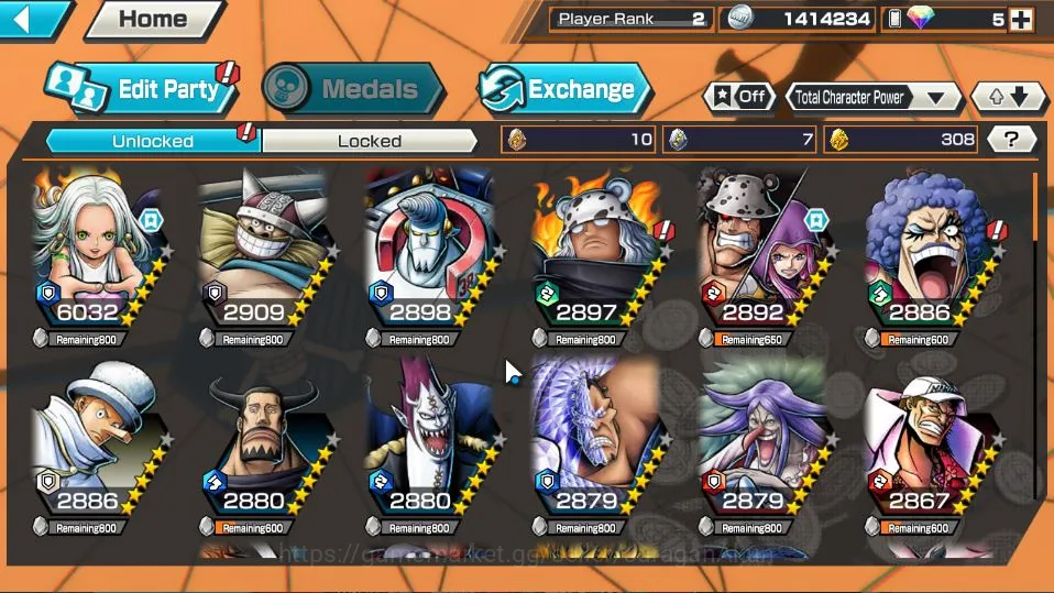 One Piece Bounty Rush Accounts Global | Starter | Low Progress | 3 META EX | S-Sn image 3