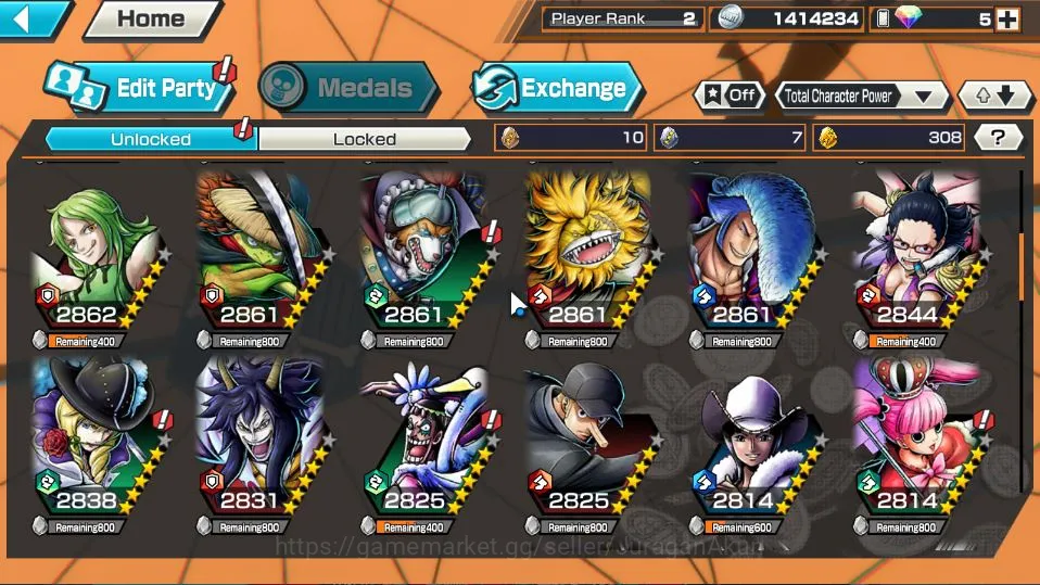 One Piece Bounty Rush Accounts Global | Starter | Low Progress | 3 META EX | S-Sn image 4