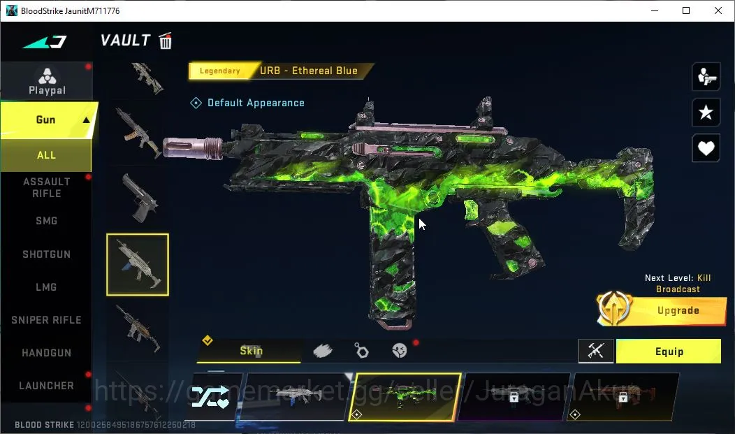 Blood Strike Accounts Rare Skin Asia|Best Starter|Eternal AUG-Requiem|Legendary 5