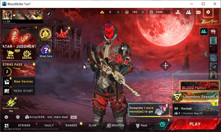 Asia|Melee Katana|Ultra MP5-Protocol,URB-Asura,FN2000-Limbo,Nova-Enforcer,Zero-Bloodstained,Etc|LogNetease|CheckSS(BLS2455) Blood Strike Mid-Tier Asia|Melee Katana|Ultra MP5-Protocol,URB-Asura,FN2 image 1