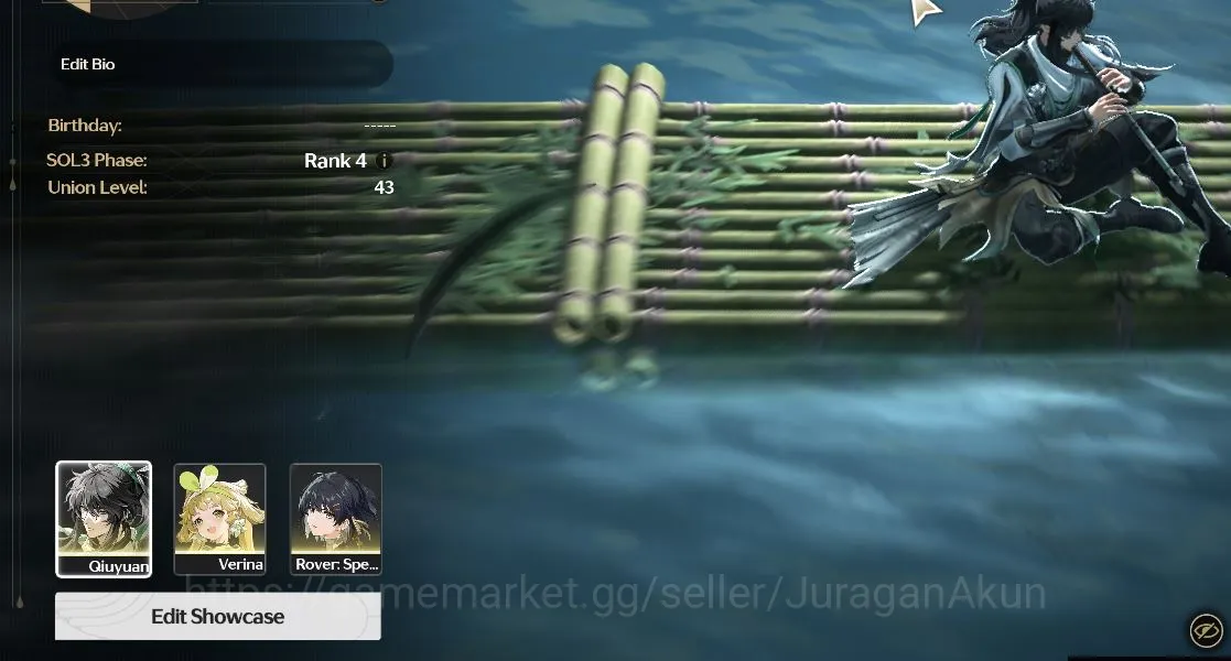 Wuthering Waves Mid-Game EU| U43 | 1 Limited [Qiuyuan RC4+Sign,Verina,Chixi image 1