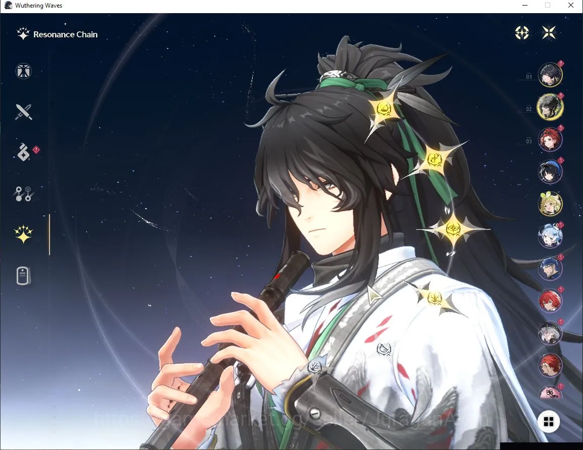 Wuthering Waves Accounts Mid-Game EU| U43 | 1 Limited [Qiuyuan RC4+Sign,Verina,Chixia,Yangyang,Etc]| DB Lv 25|Mc Female|Log 3