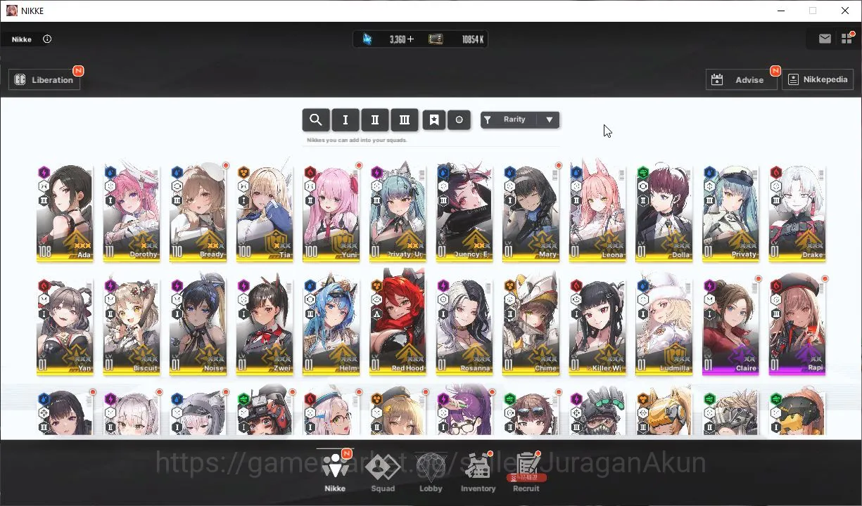 Goddess of Victory: Nikke Accounts SEA | 22 SSR | Ada LB3,Red Hood,Tia LB1,DKiller Wi image 4