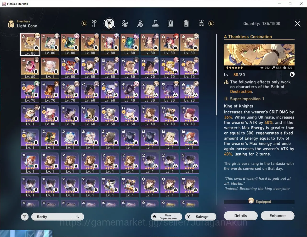 Honkai Star Rail Accounts Mid Game ASIA|TL70|8 Limit [SaberE1+Sign,Sunday,FireflyE1+Sign,The 6