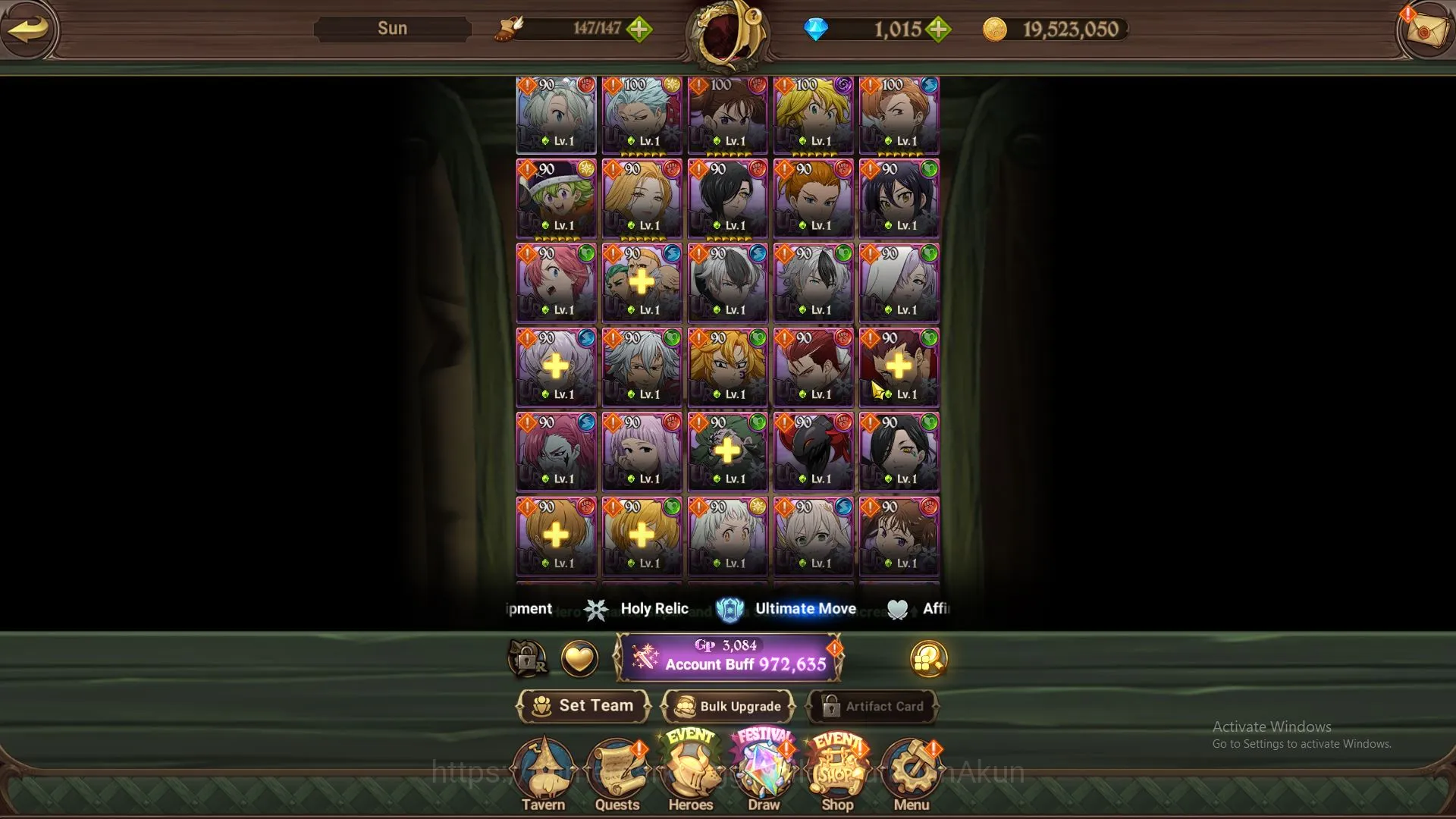 The Seven Deadly Sins: Grand Cross Accounts Asia | 972K CC | Ch 4 | Starter | 1 LR - 2 UR + 10 image 4