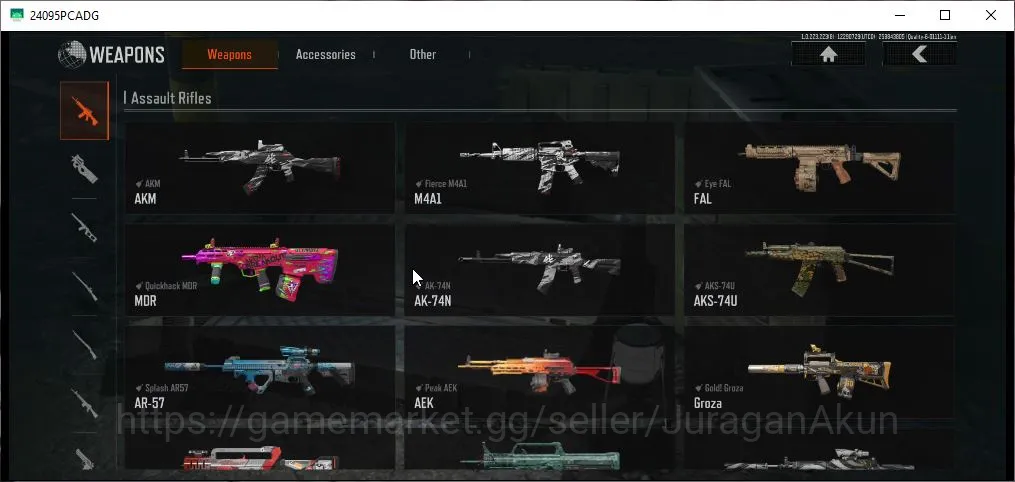 Arena Breakout Accounts Mid-Tier [MOBILE] Lv30|SV 33,4M|CV 18,2M|3 Skin Char|B Machete,MDR,Aek,AR57,Groza,Famas,Etc|Gear 4