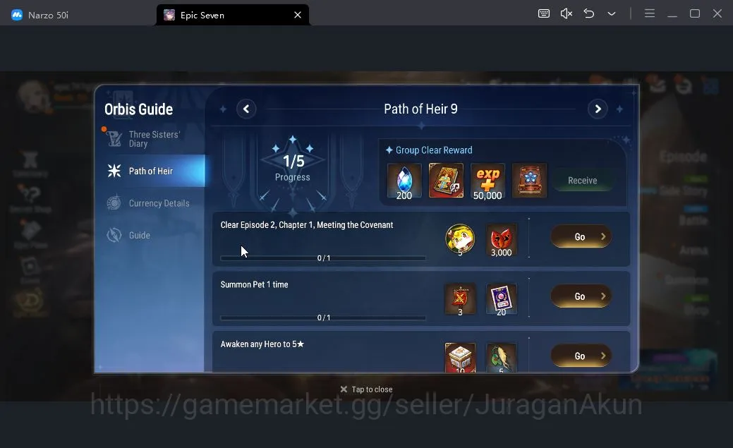 Epic Seven Accounts Global Unverif| 6ML (SageBaalZezan,RequiemRoana,Zi image 4