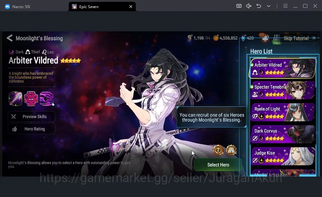 Epic Seven Accounts Global Unverif| 6ML (SageBaalZezan,RequiemRoana,Zi image 5
