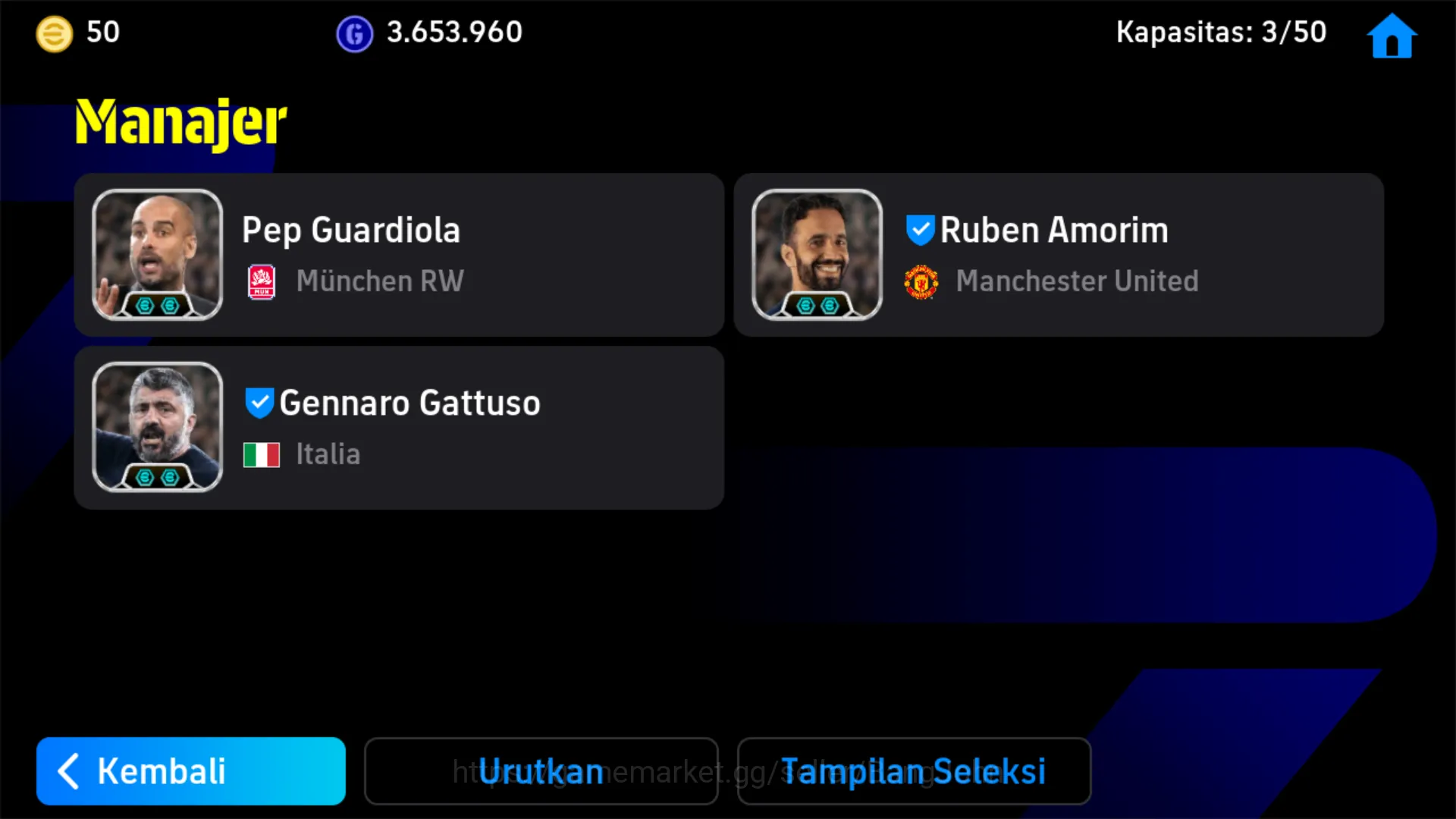 eFootball Accounts Others EFB321B POwer 3172 | Yamal Balon Dor , Mathaus Tsubasa , Van basten , Cannavaro | Manager Pep 3