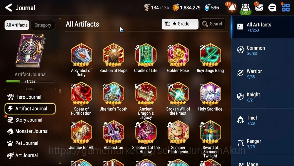 Epic Seven Accounts Mid-Tier Global Unverif|7ML(DKSharun,Maid Chloe,Straze,etc)&Abigail,Sigret,Alencia,etc|596 3