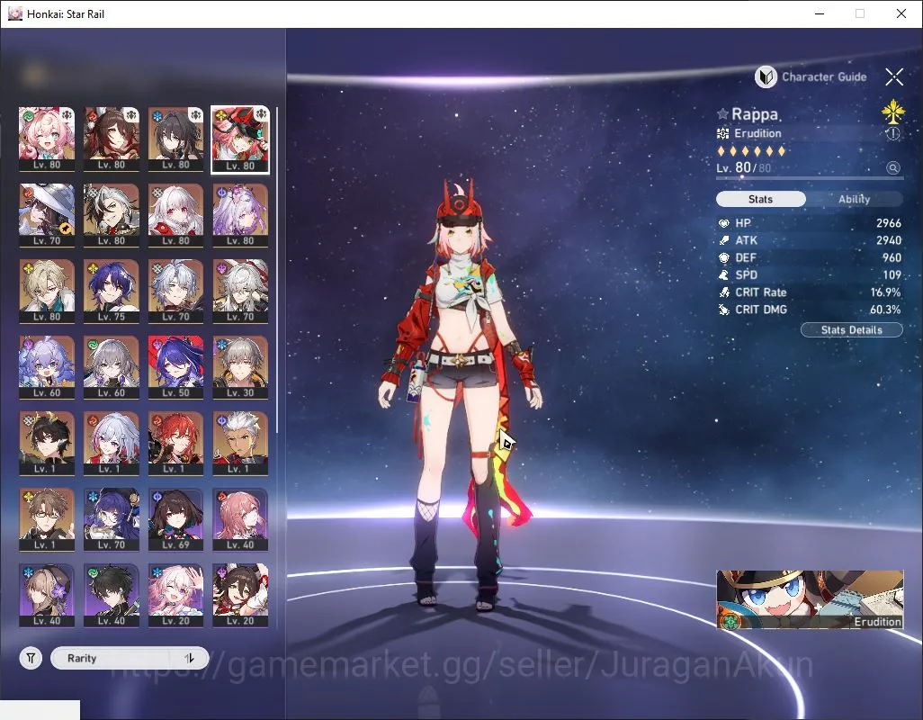Honkai Star Rail Accounts Mid Game ASIA|TL 66| 15 Limited|The Dahlia,Acheron,Phainon,Castorice,Avent,Hyacine,Rapa,Etc|MC 3