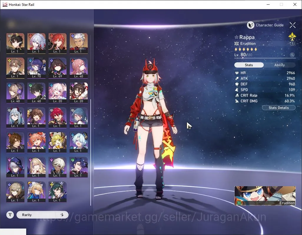 Honkai Star Rail Accounts Mid Game ASIA|TL 66| 15 Limited|The Dahlia,Acheron,Phainon,Castorice,Avent,Hyacine,Rapa,Etc|MC 4