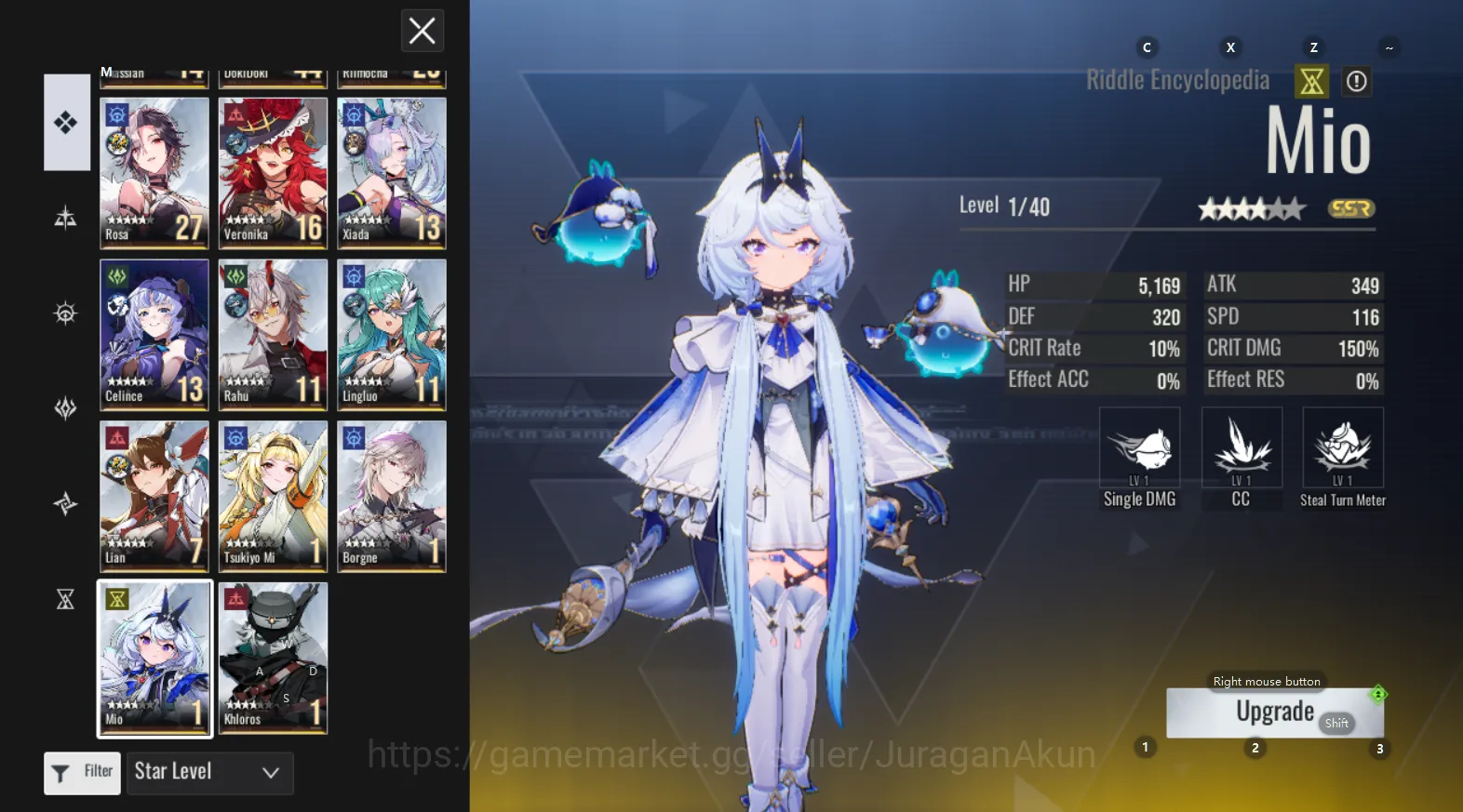 Etheria: Restart Accounts Mid‑Tier Global-S1| 14 SSR (Massiah,Rilmocha,Veeronika,Xiada,Rahu,Rosa.etc) |MaleMC|Log 2
