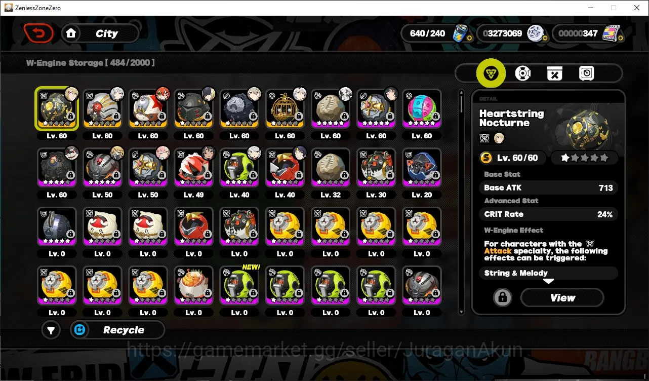 Zenless Zone Zero Accounts End-Game Asia IK 57 |6 Limit [Yixuan+Sign,Trigger+Sign,Evelyn+Sign,Solider+Sign,Etc]+4 Std|8 S 4