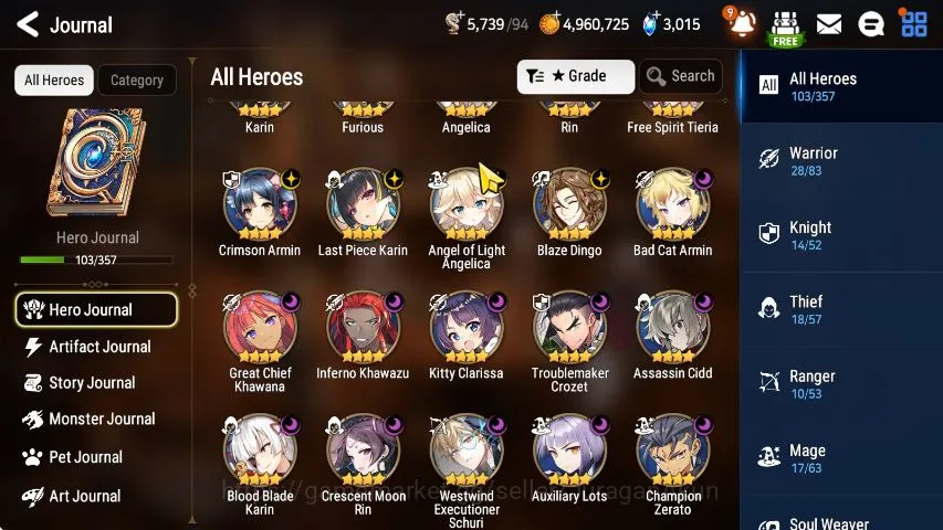 Epic Seven Accounts Starter Global Unverif|Ml (Maid chloe,BMH,Judge 3