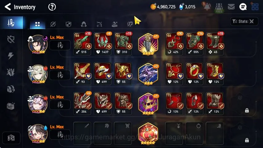 Epic Seven Accounts Starter Global Unverif|Ml (Maid chloe,BMH,Judge 5
