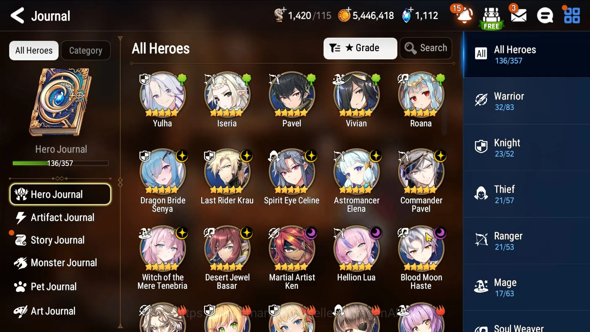 Epic Seven Accounts Asia Unverif|11ML(WM Tenebria,SE Celine,Etc)136Cha image 9