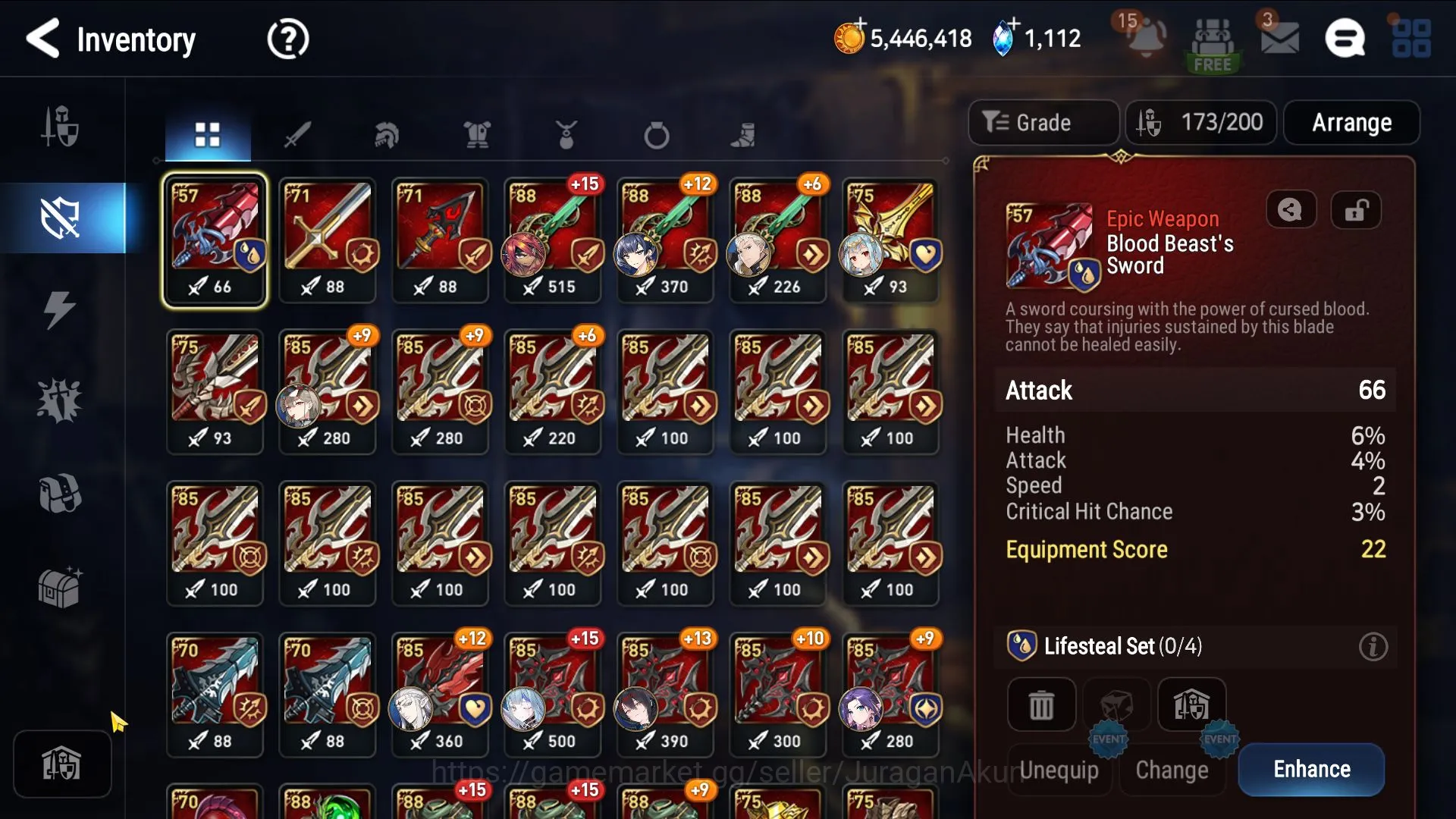 Epic Seven Accounts Asia Unverif|11ML(WM Tenebria,SE Celine,Etc)136Cha image 3