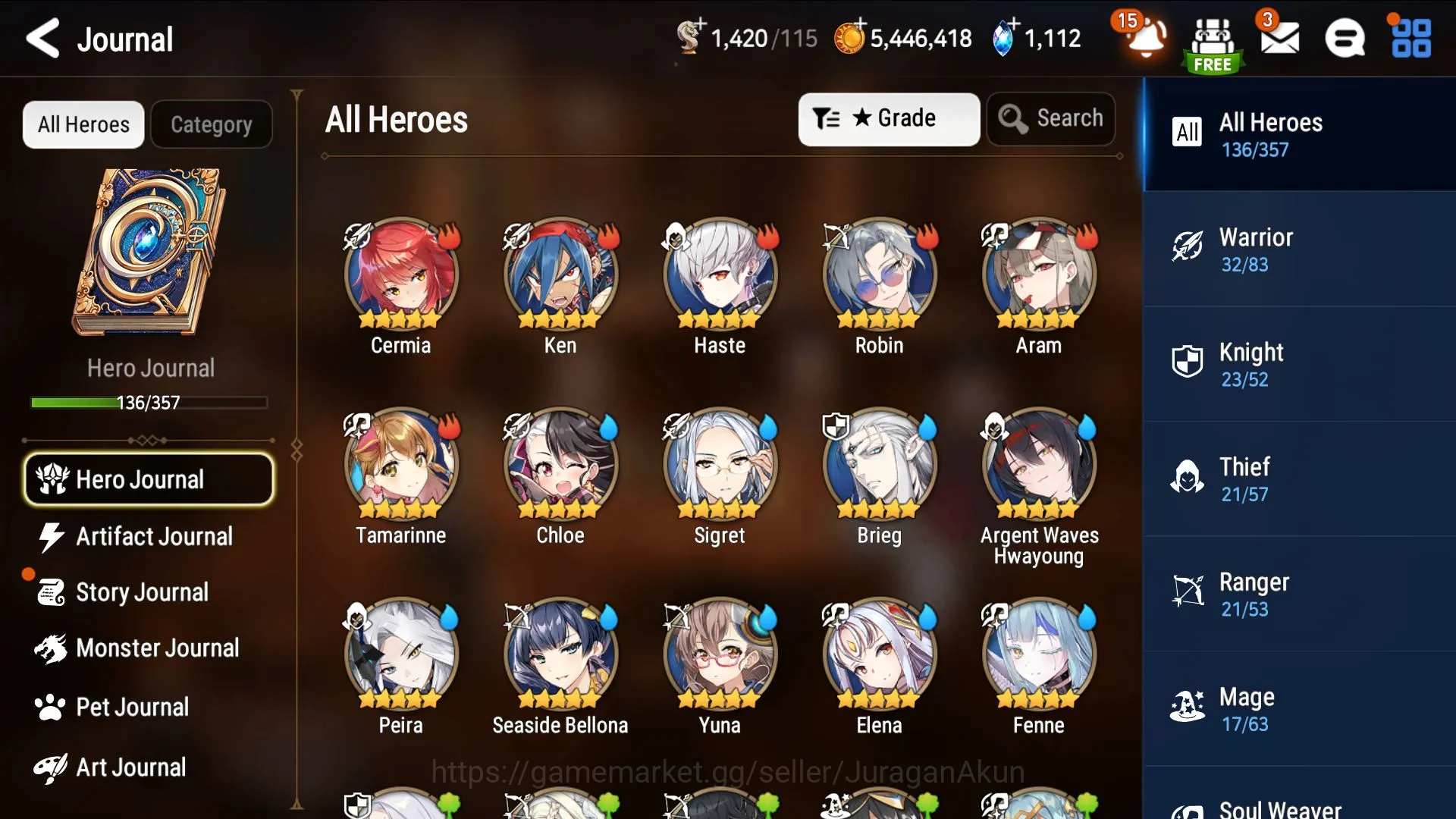 Epic Seven Accounts Asia Unverif|11ML(WM Tenebria,SE Celine,Etc)136Cha image 4
