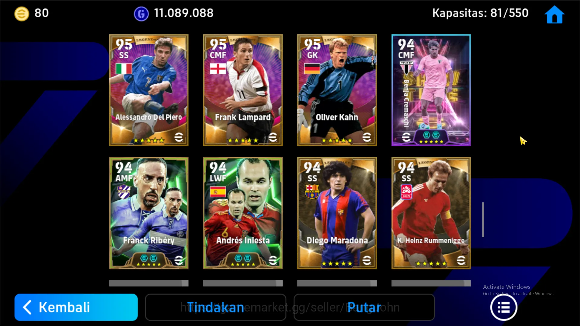 eFootball Accounts Power 3263 | Pele Epic db | Zlatan Ibrahimovic Big image 10