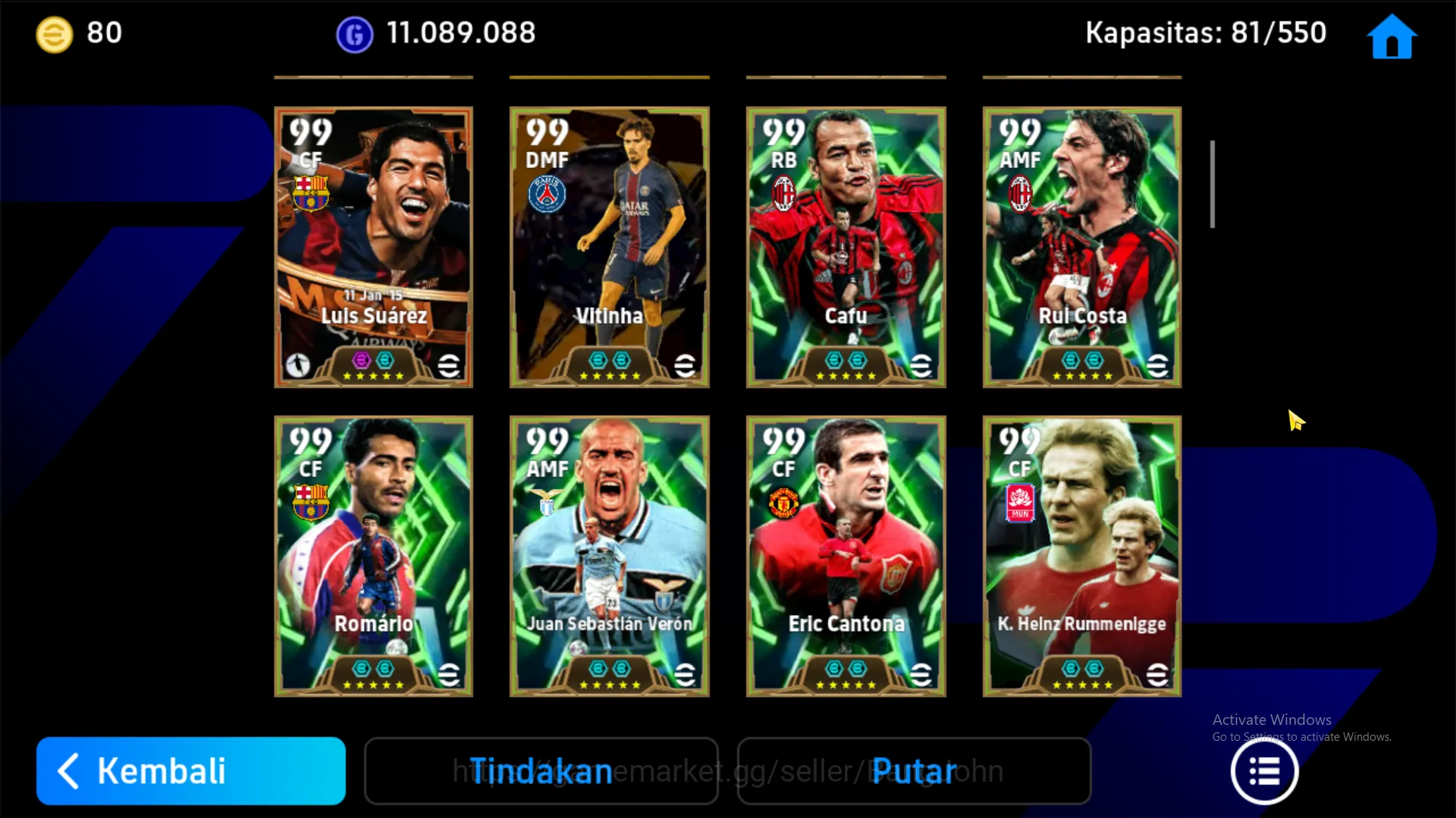 eFootball Accounts Power 3263 | Pele Epic db | Zlatan Ibrahimovic Big image 4