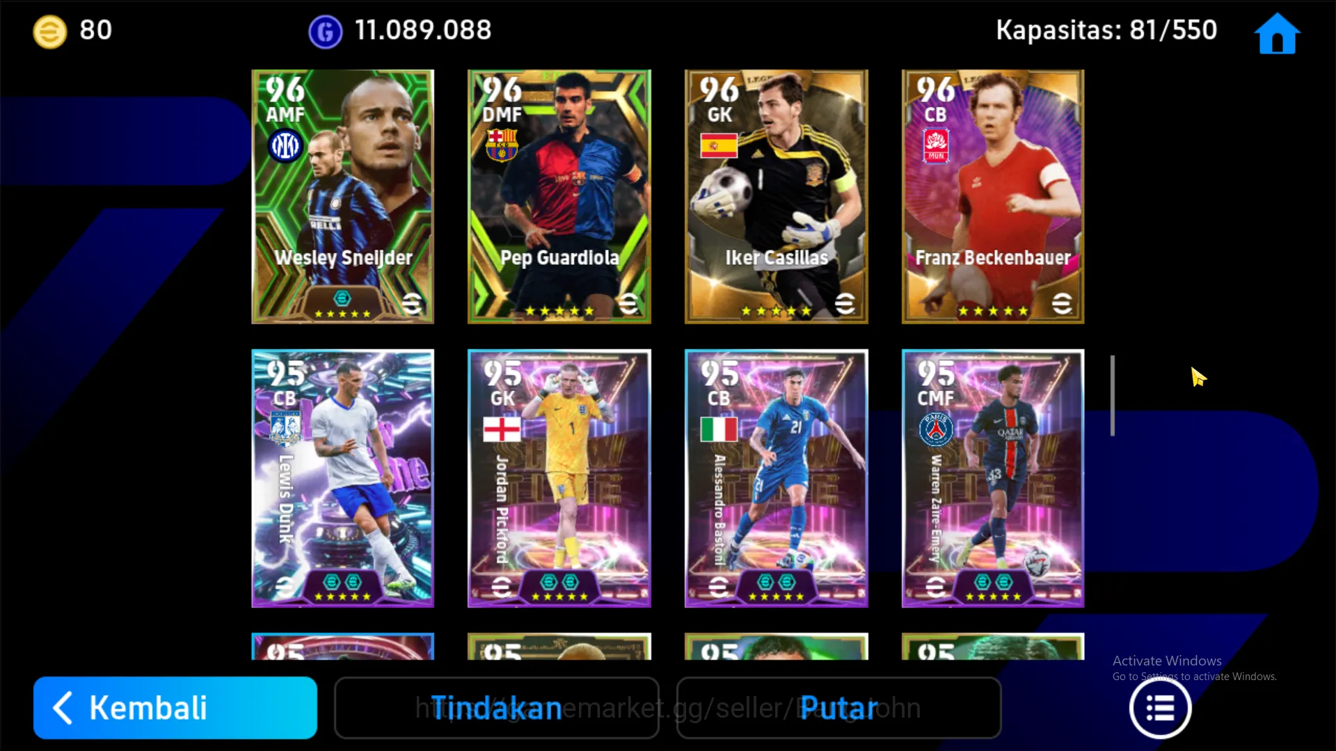 eFootball Accounts Power 3263 | Pele Epic db | Zlatan Ibrahimovic Big image 8