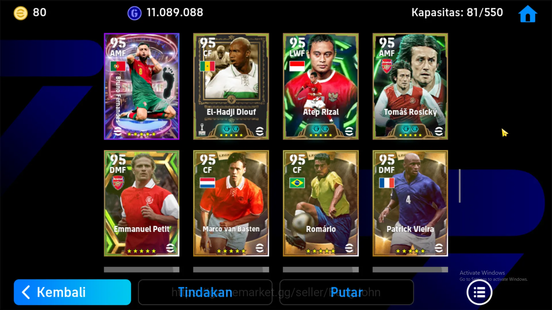 eFootball Accounts Power 3263 | Pele Epic db | Zlatan Ibrahimovic Big image 9