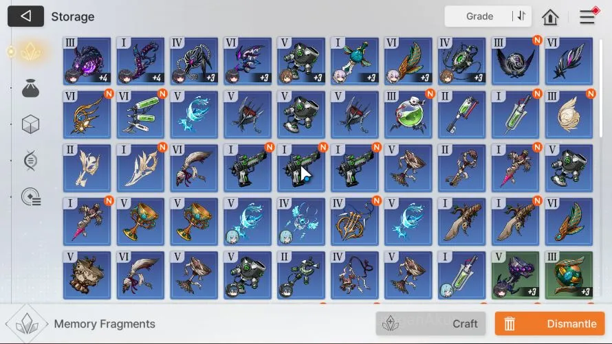 Chaos Zero Nightmare Accounts GLOBAL |6SSR(Luke Khalipe Magna Rin Vero Yuki)+ 9SR (LucasM3,NiaM2,Etc 3