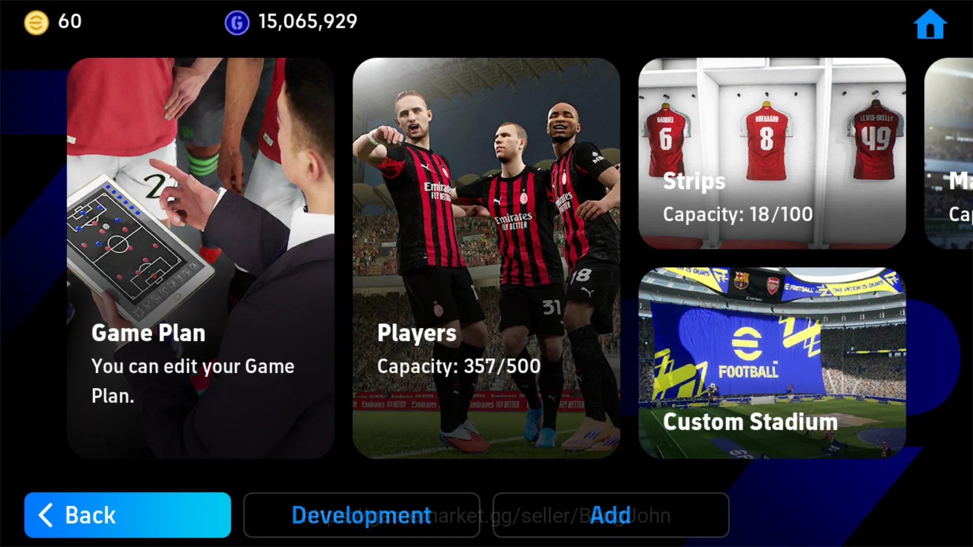 eFootball Accounts Power 3183 | Messi Pack Barca | Diego Forlan | EFB image 3