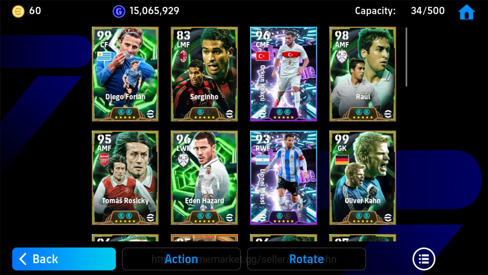 eFootball Accounts Power 3183 | Messi Pack Barca | Diego Forlan | EFB image 4