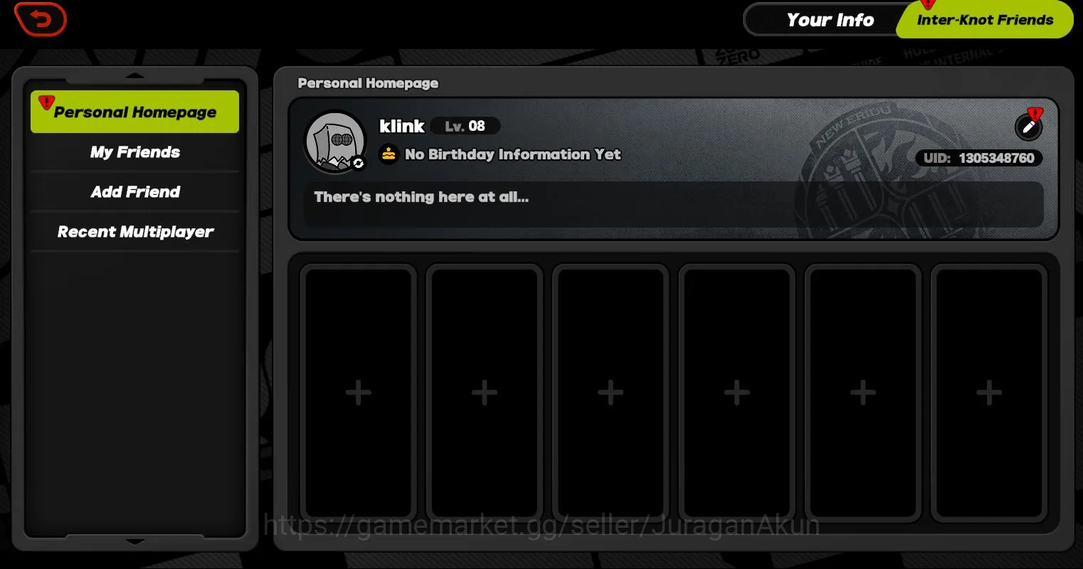 ASIA | Lycaon + Koleda SIGN | Female MC | Username + BD Unset | Check SS (ZZZ703) Zenless Zone Zero Mid-Game ASIA | Lycaon + Koleda SIGN | Female MC | Username image 1